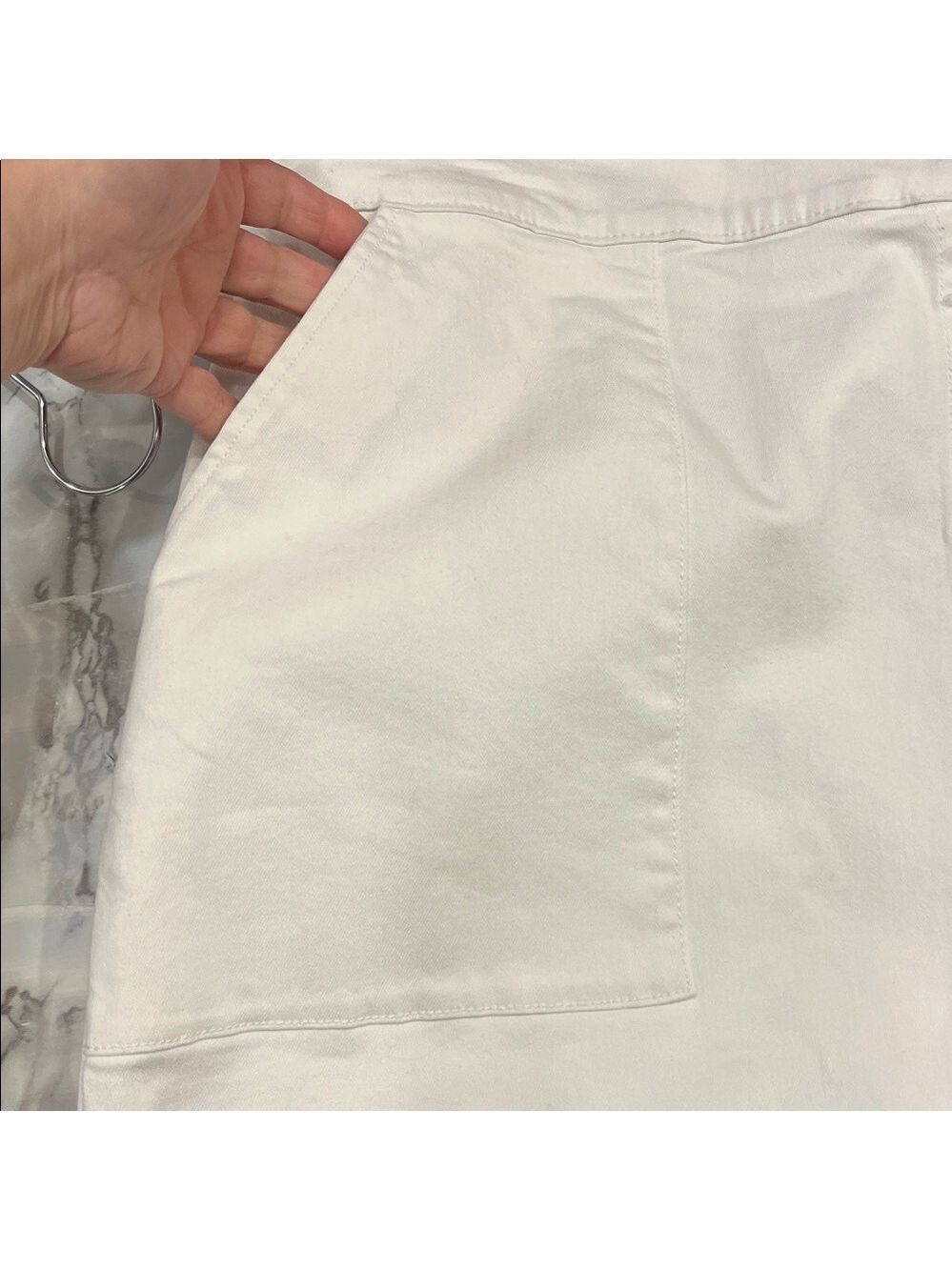 George White Stretch Button Front Skirt 18W - Picture 5 of 14